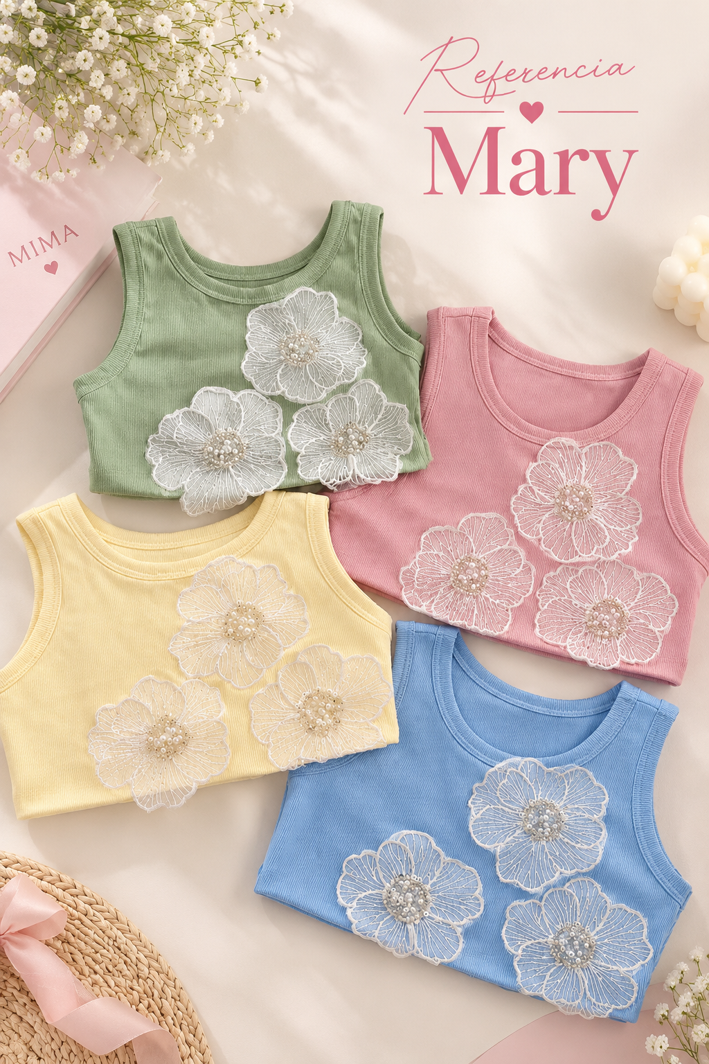 Tank Top Mary amarillo