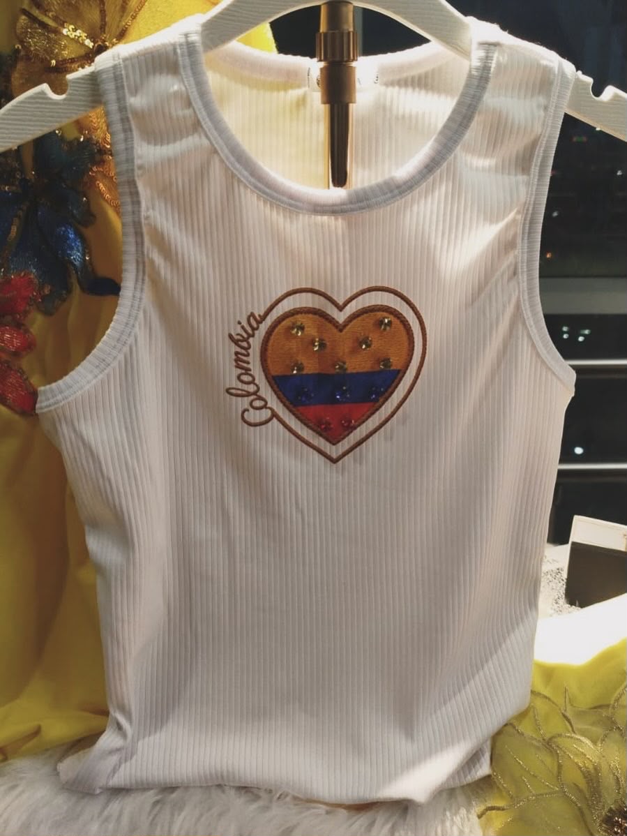 Tank top amor por Colombia